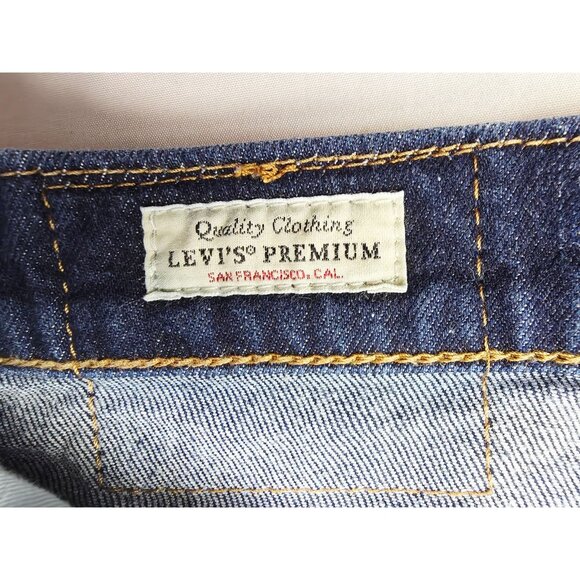 Levis Size 29X28 Mens 541 Blue Denim Premium 5 Pocket Logo Tag Jeans - Picture 5 of 14